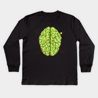 The Atomic Brain! Kids Long Sleeve T-Shirt